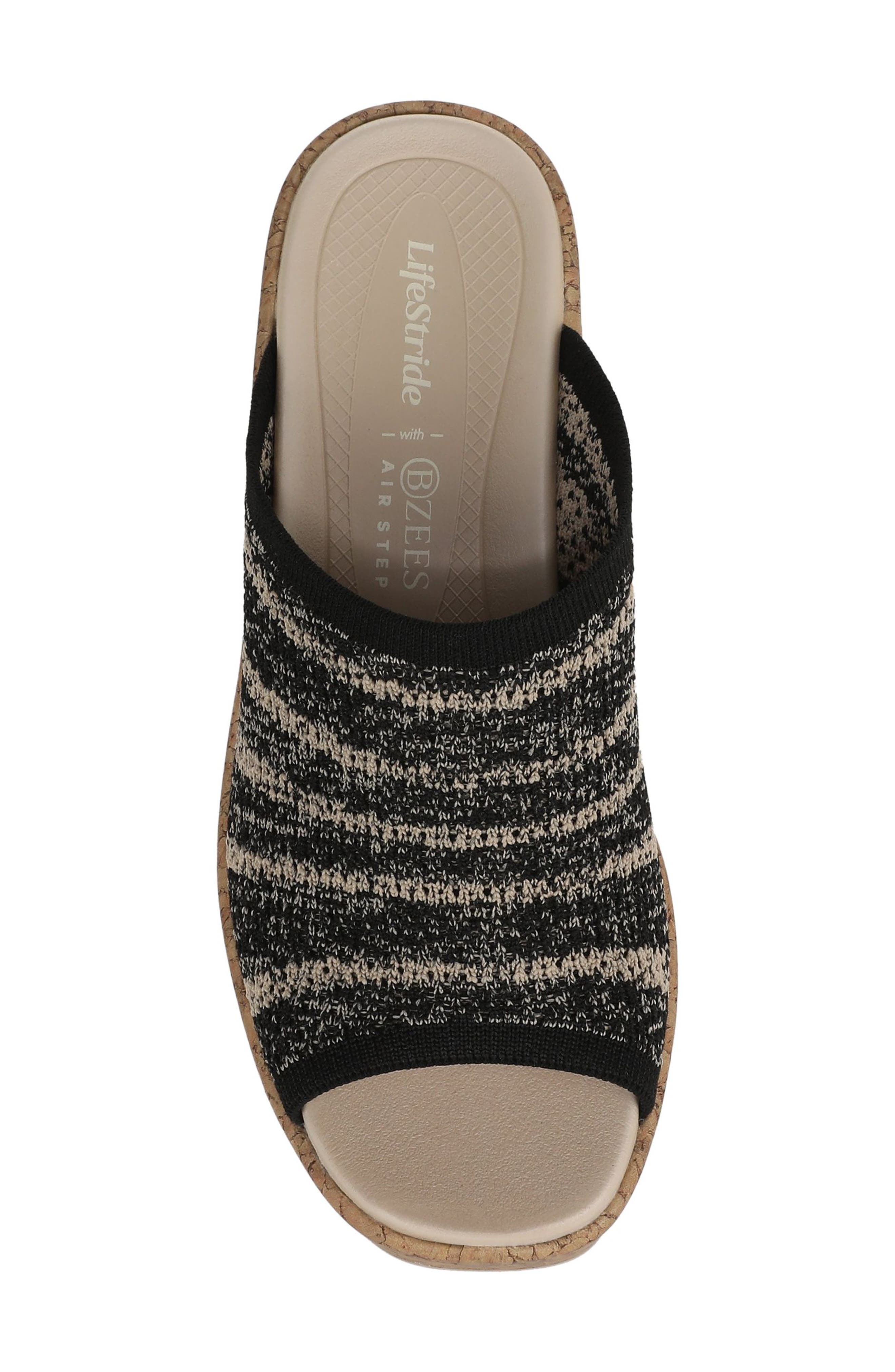 LifeStride Very Ready Platform Sandal, Alternate, color, Black / Sand Castle