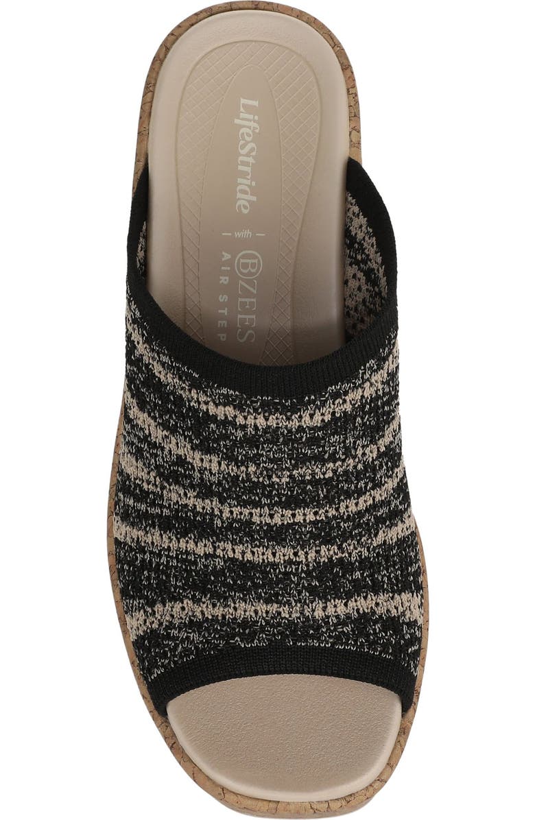 LifeStride Very Ready Platform Sandal, Alternate, color, Black / Sand Castle