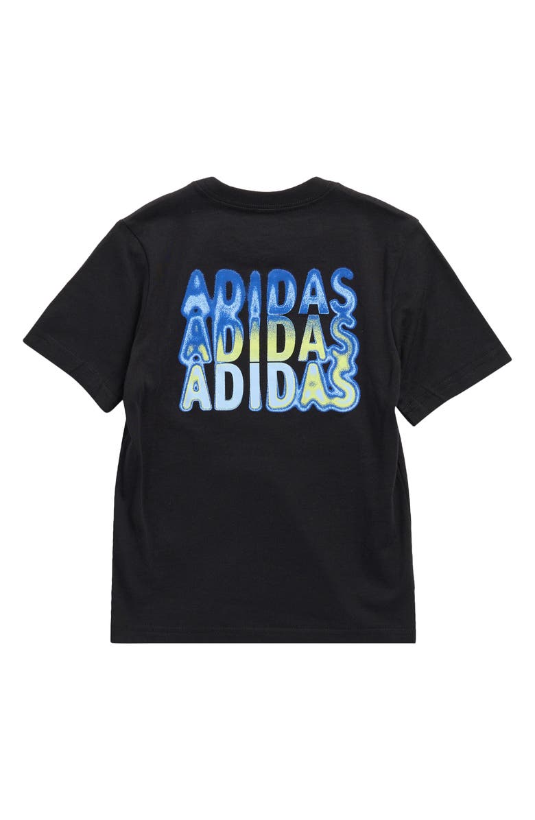 adidas Kids' Heat Map Logo Graphic T-Shirt, Alternate, color, Black