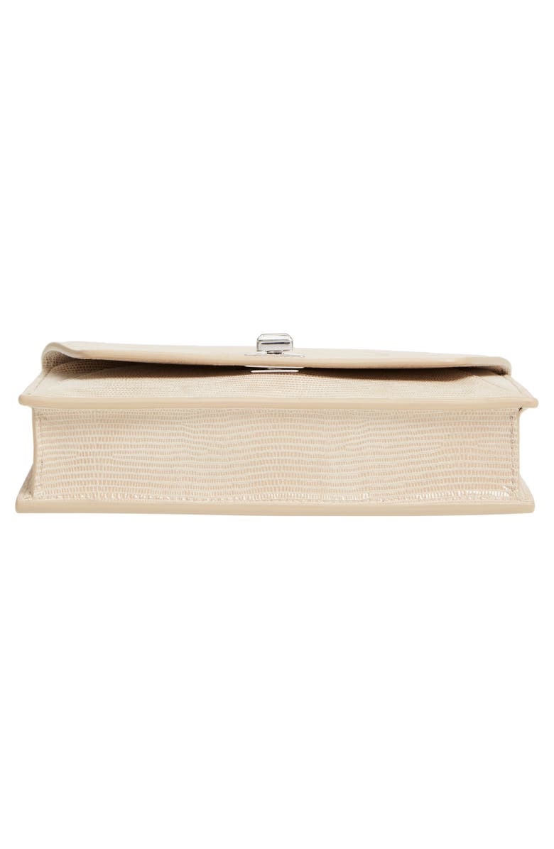 Akris Anouk Lizard Embossed Wallet on a Chain, Alternate, color,