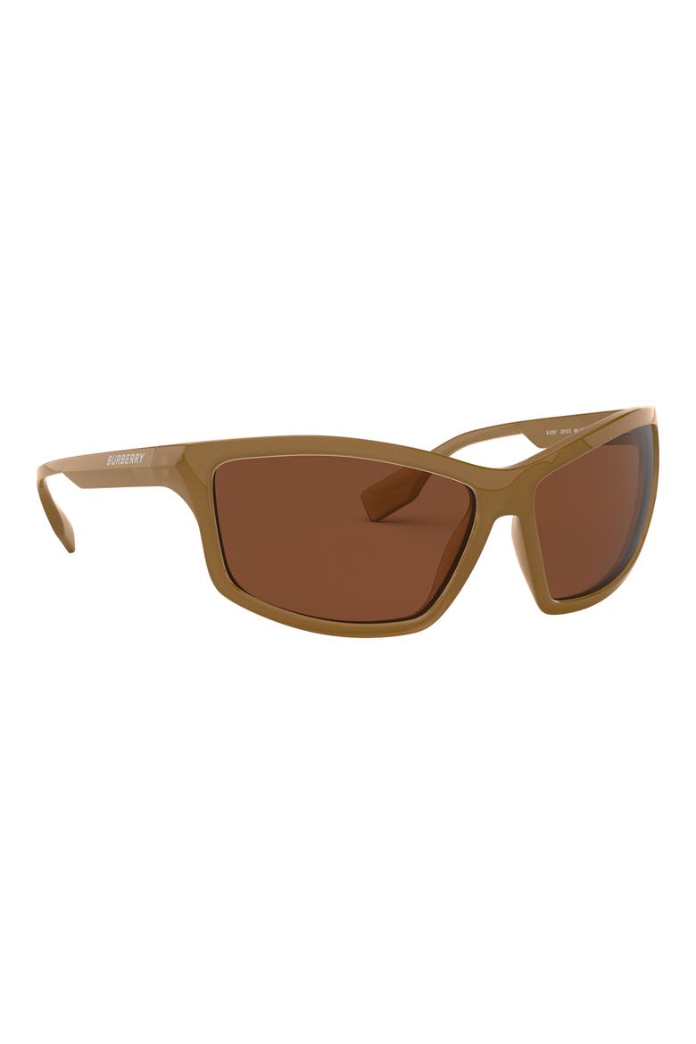 66mm Rectangle Sunglasses, Alternate, color, OPAL BEIGE