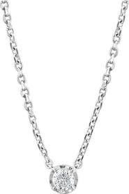 EFFY Sterling Silver Diamond Pendant Necklace