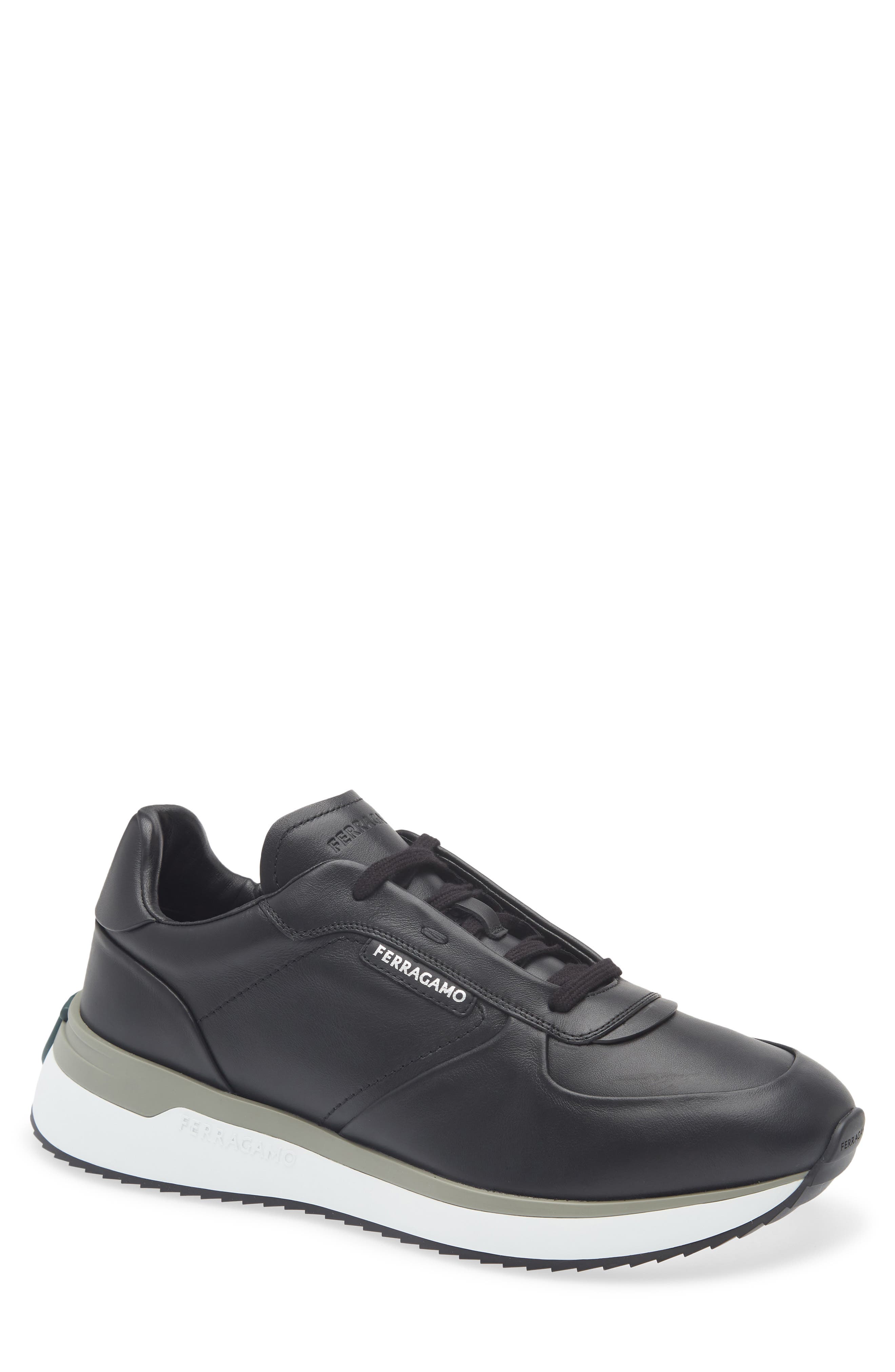 FERRAGAMO America Sneaker, Main, color, Nero