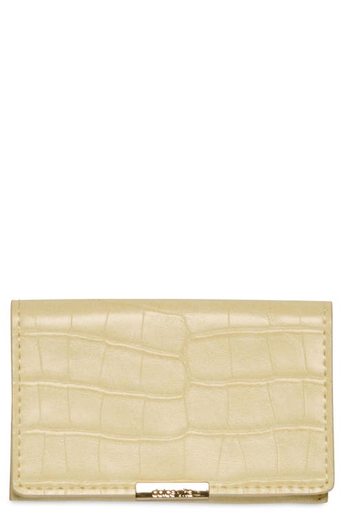 Dolce Vita Mini Me Faux Leather Wallet In Yellow