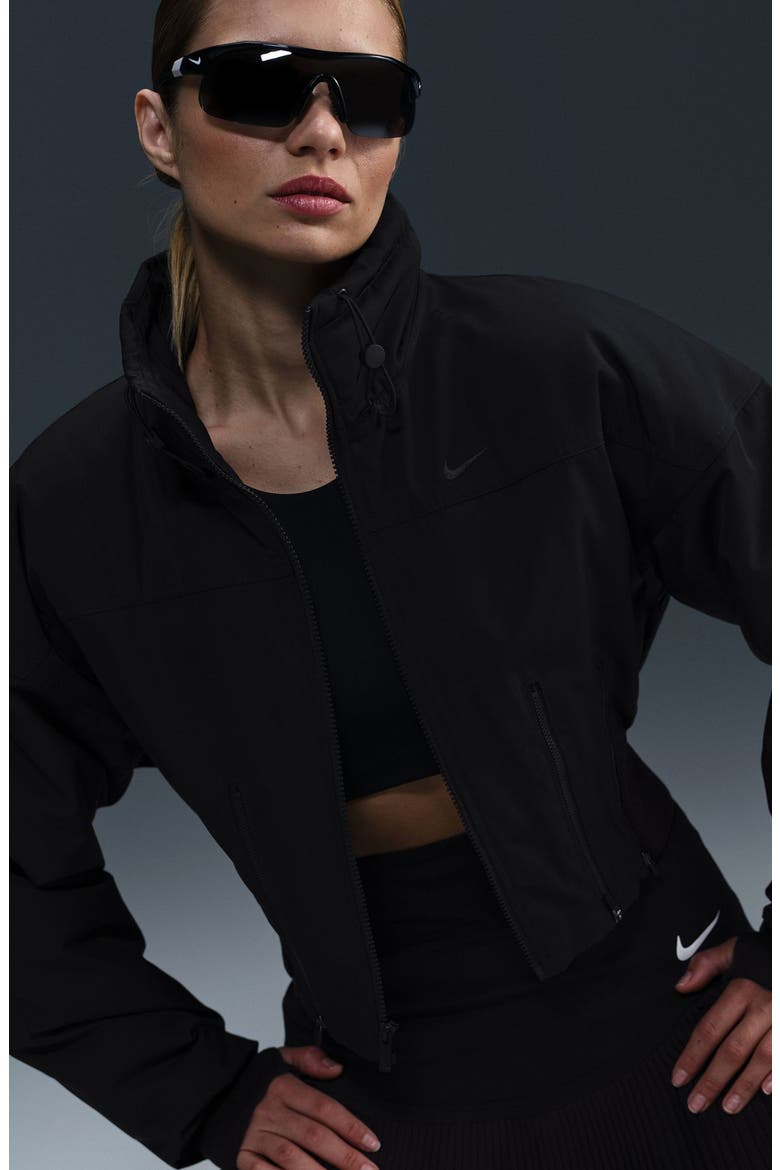 Sportswear Collection Repel Jacket, Alternate, color, BLACK/ WHITE