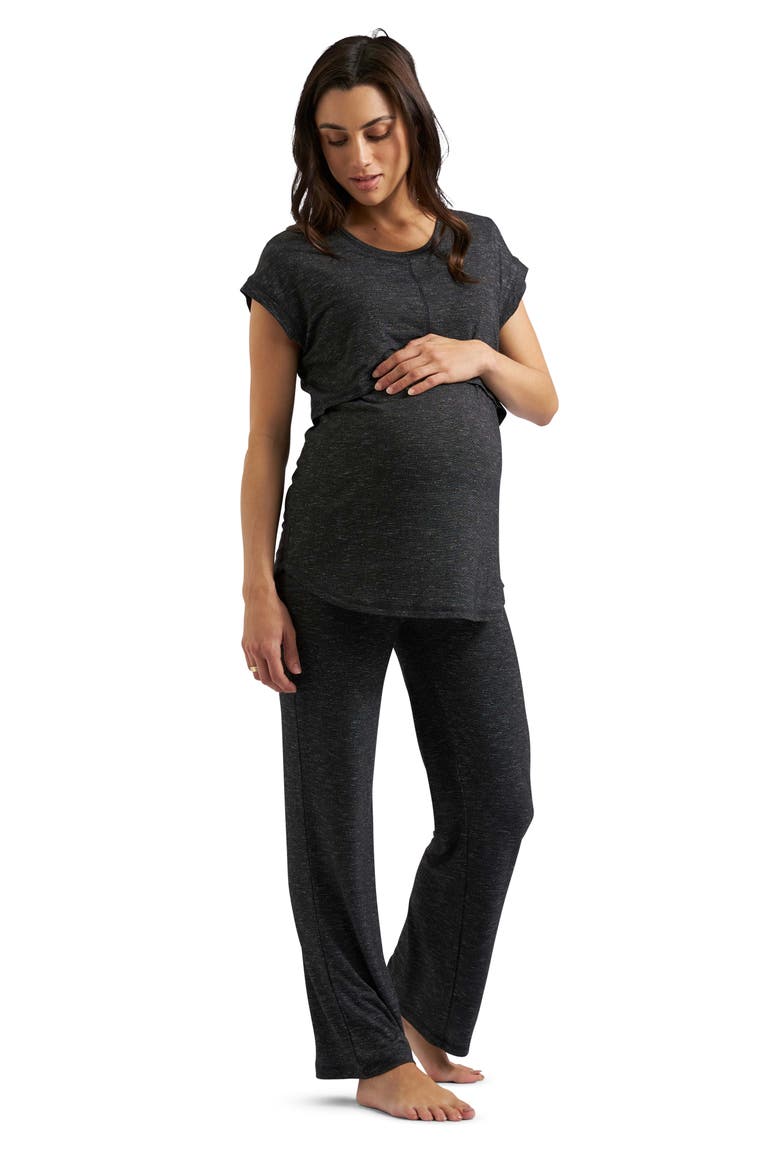 Dreamy Nursing Tee, Alternate, color, GRANITE