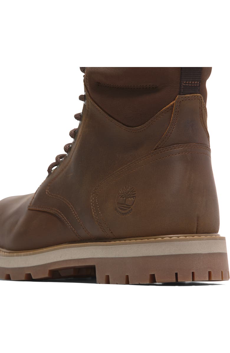 Timberland Britton Road Waterproof Boot, Alternate, color, Rust Full Grain