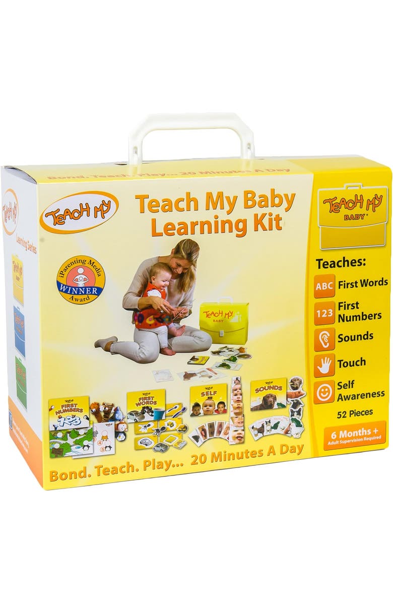 Teach My Learning Kit Baby, Guided Child Development, Baby And Toddler 6Mo+, Alternate, color, Multicolored