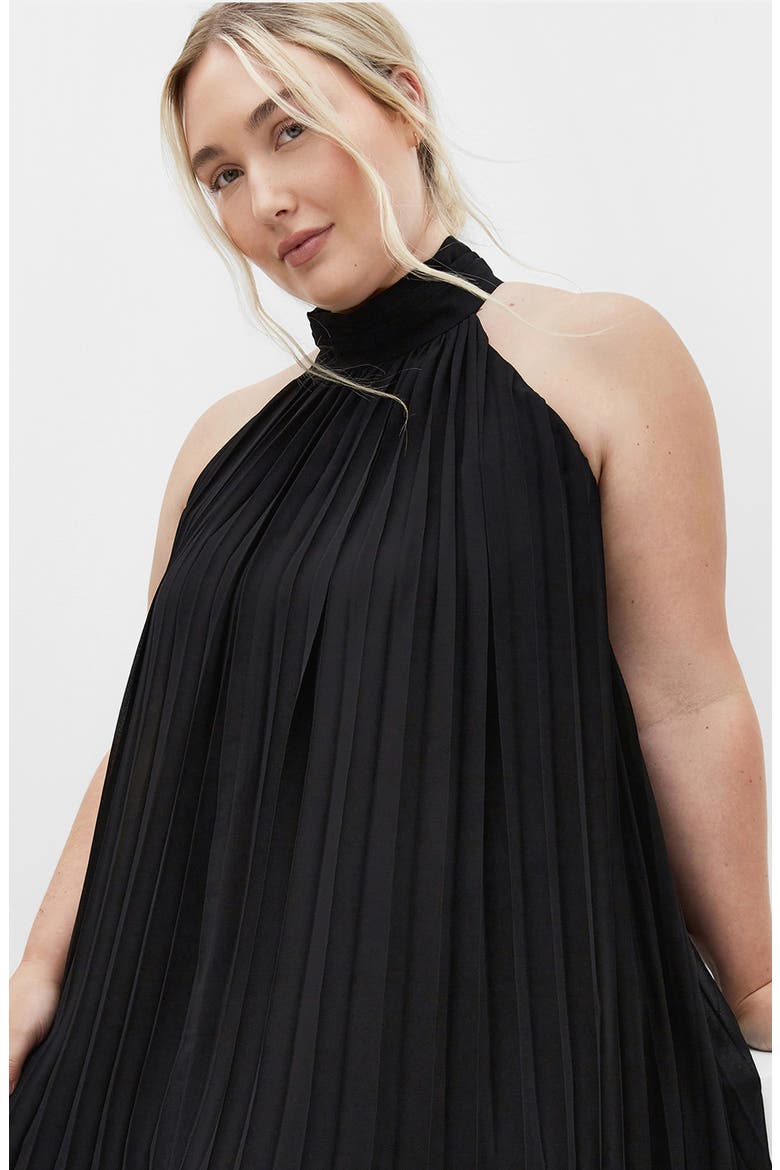Aida Sleeveless Maxi Dress, Alternate, color, BLACK