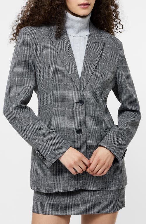French Connection Owen Plaid Suiting Jacket In Gray