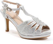 LADY COUTURE Midnight Rhinestone Sandal