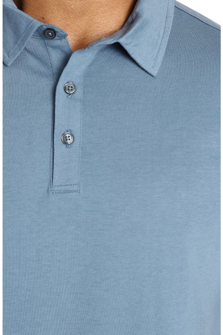 Solid Pima Cotton Polo, Alternate, color, BLUE
