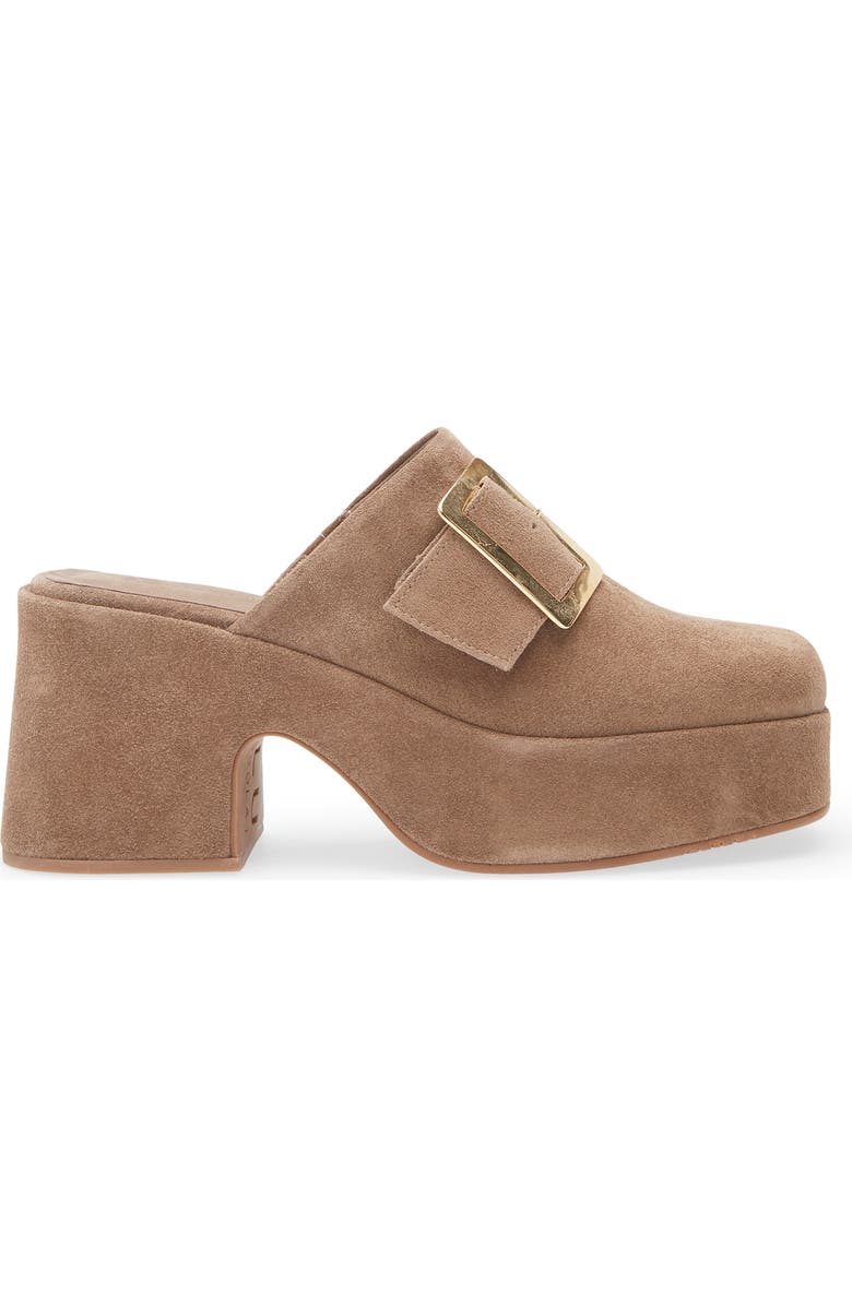 Chocolat Blu Haze Platform Mule, Alternate, color, Toffee Suede