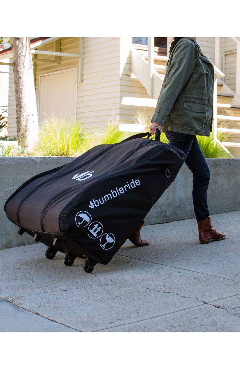 Bumbleride Twin Travel Bag, Alternate, color, Black
