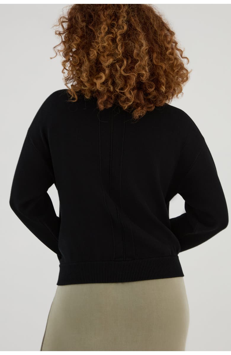 KADA The Sweater Bomber Jacket, Alternate, color, Ink