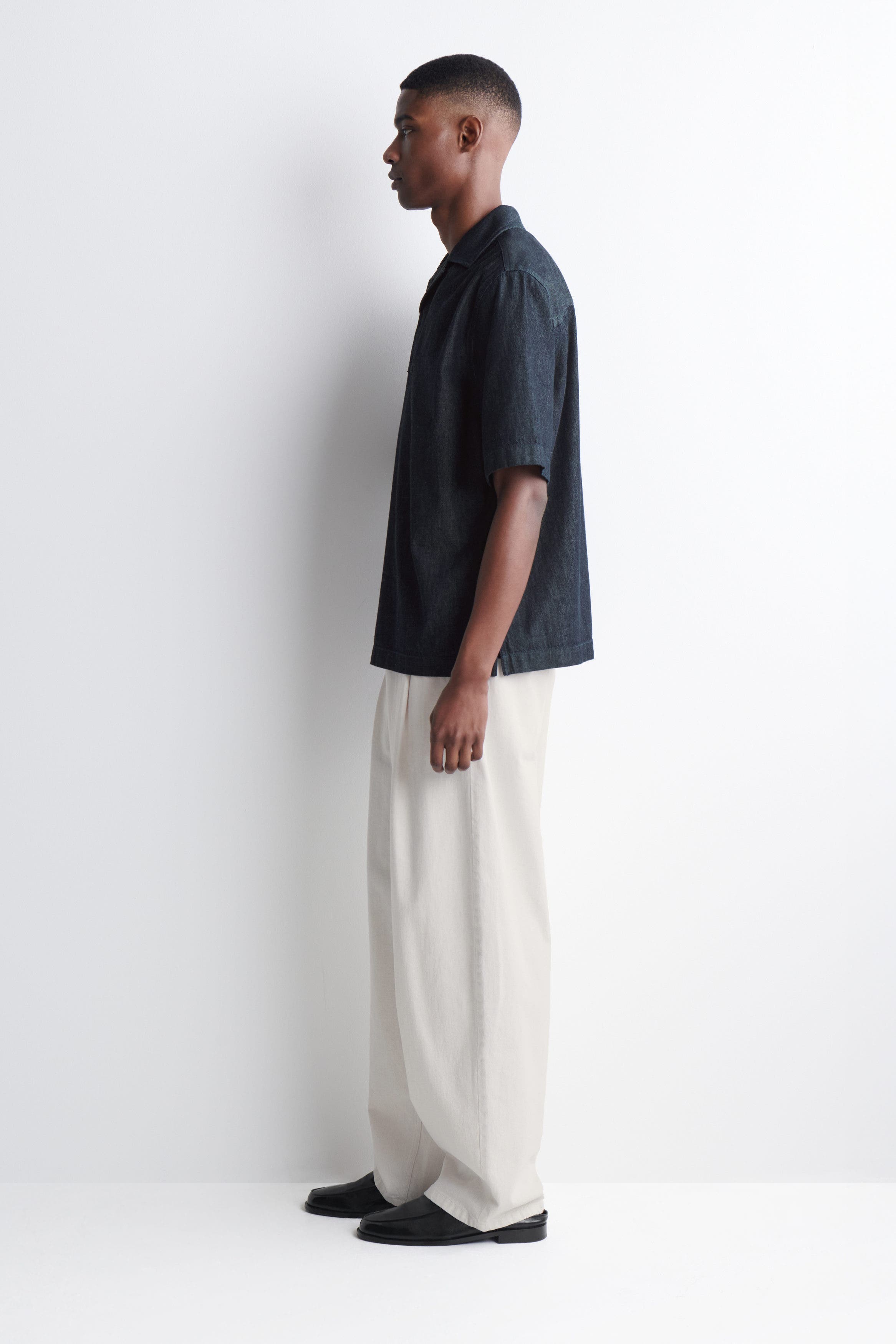 Denim Popover Shirt - image 2