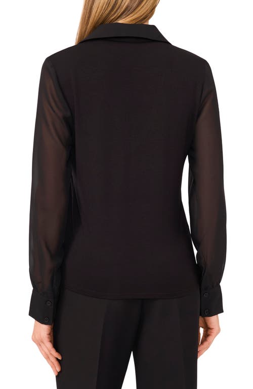 Halogenr Halogen(r) Layered Look Sweater Vest In Black