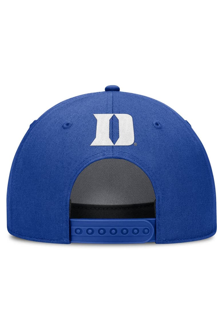 Men's Nike Royal Duke Blue Devils Rise Campus Adjustable Hat, Alternate, color, Royal