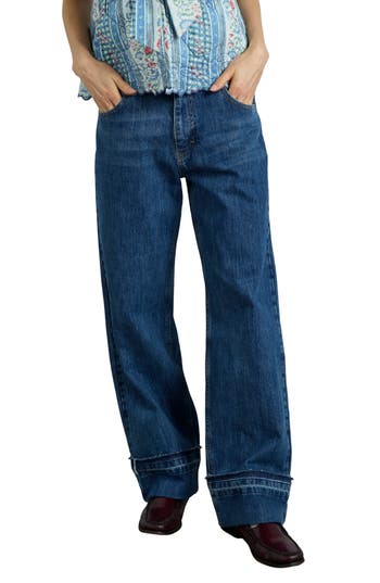Damson Madder Sylvie Selvedge Jeans In Blue