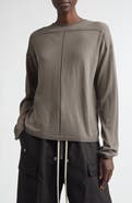 Rick Owens Virgin Wool Crewneck Sweater