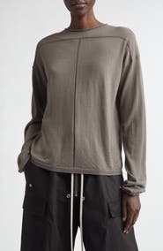 Rick Owens Virgin Wool Crewneck Sweater