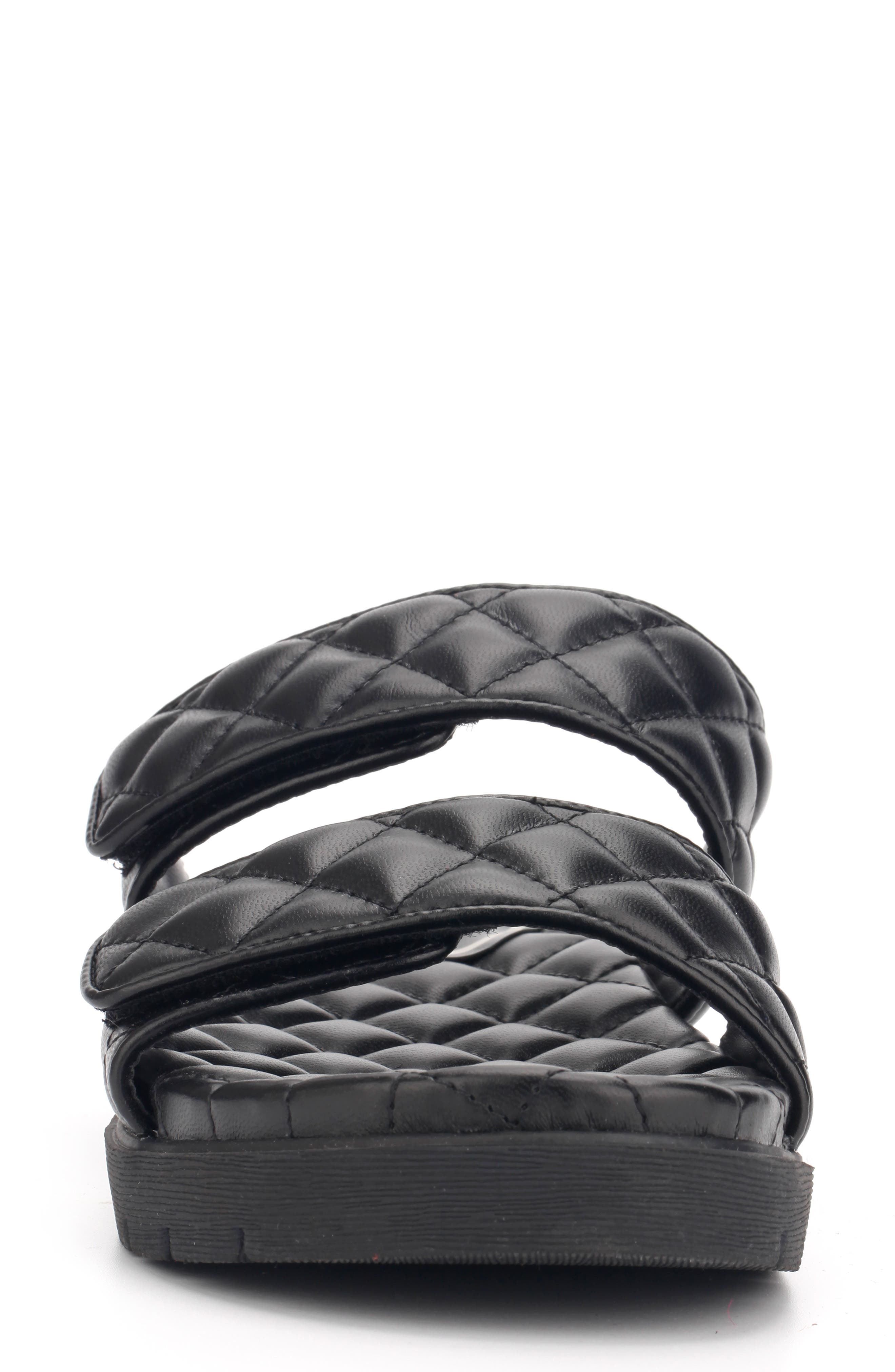 Reeves Slide Sandal, Alternate, color, BLACK