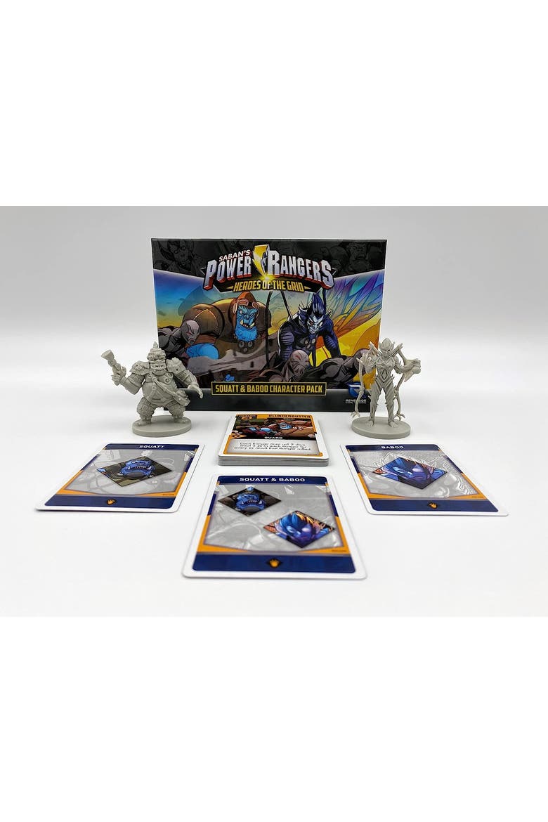 Power Rangers Heroes of The Grid Squatt & Baboo Pack, Alternate, color, Multicolored