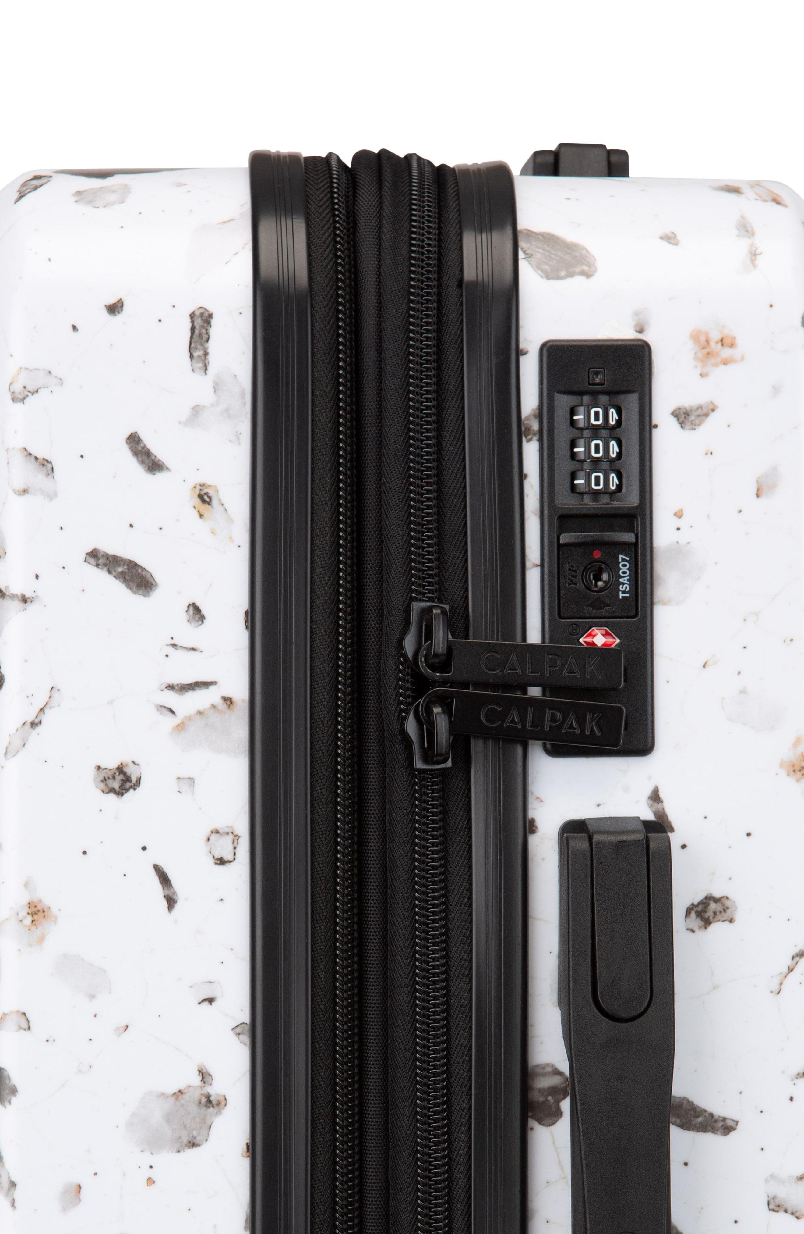 CALPAK Terrazzo 22-Inch Hard Shell Spinner Carry-On Suitcase, Alternate, color, 