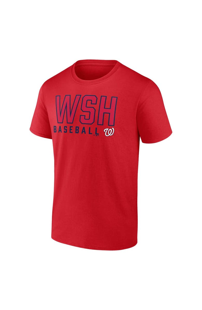 FANATICS Men's Fanatics Branded Red/White Washington Nationals Two-Pack Combo T-Shirt Set, Alternate, color, Red