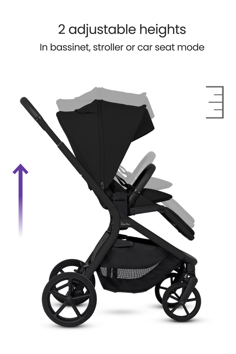 Breez Midsize Compact Stroller, Alternate, color, ONYX