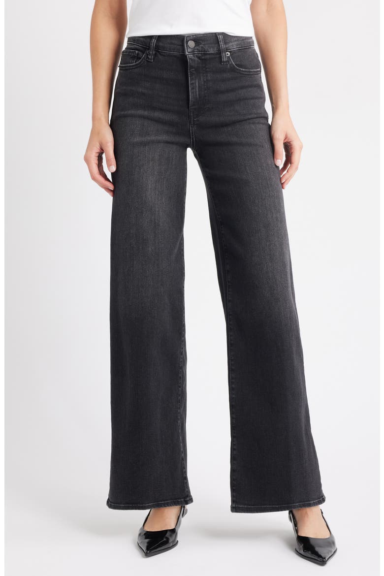 Le Slim Palazzo High Waist Wide Leg Jeans, Main, color, STARSHIP