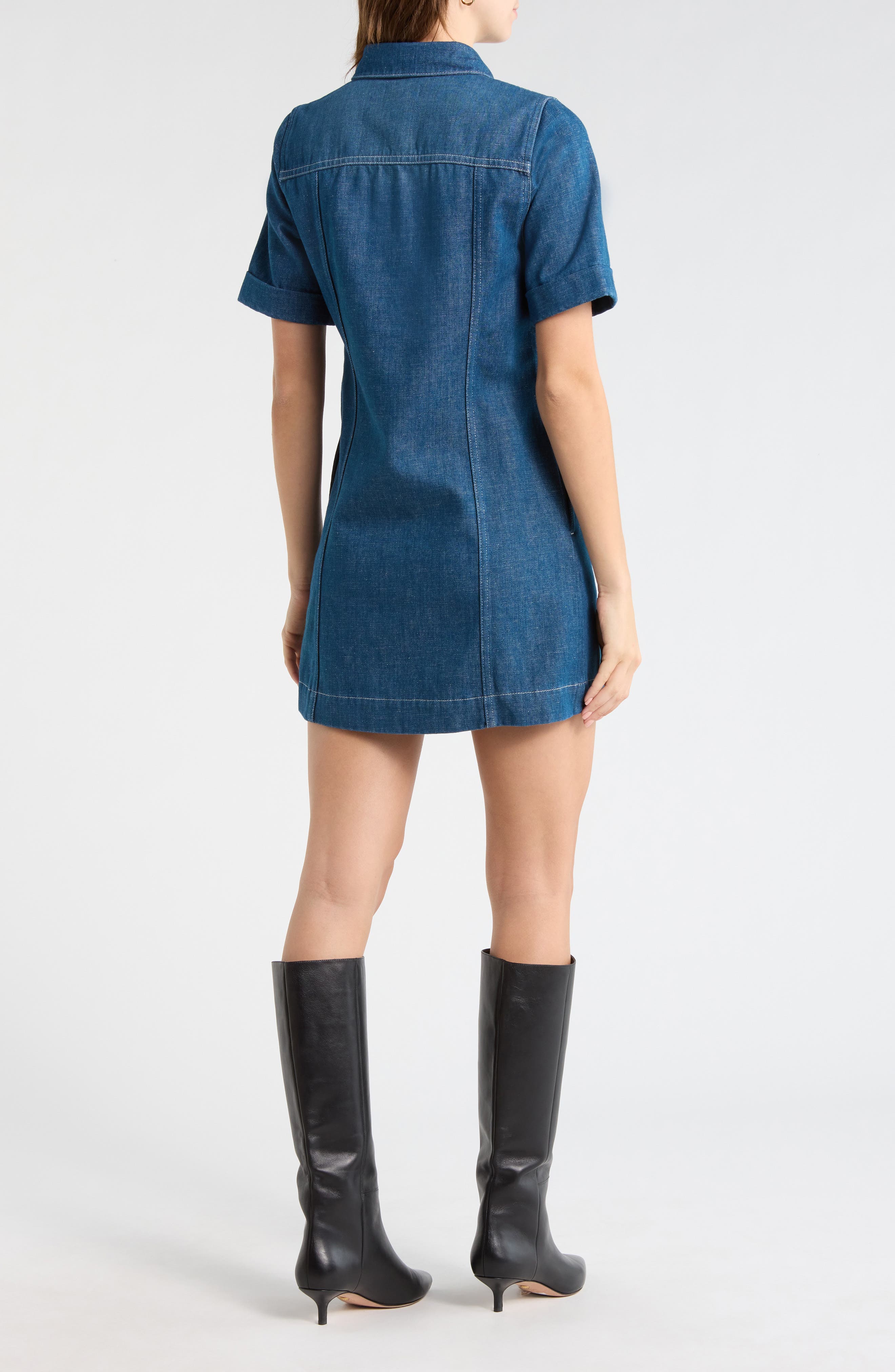 Glenn Denim Shirtdress - image 2