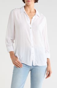 L'AGENCE Marlene Button-Up Shirt