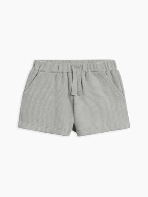 Avery Organic Waffle Shorts (Toddler & Little Kids)