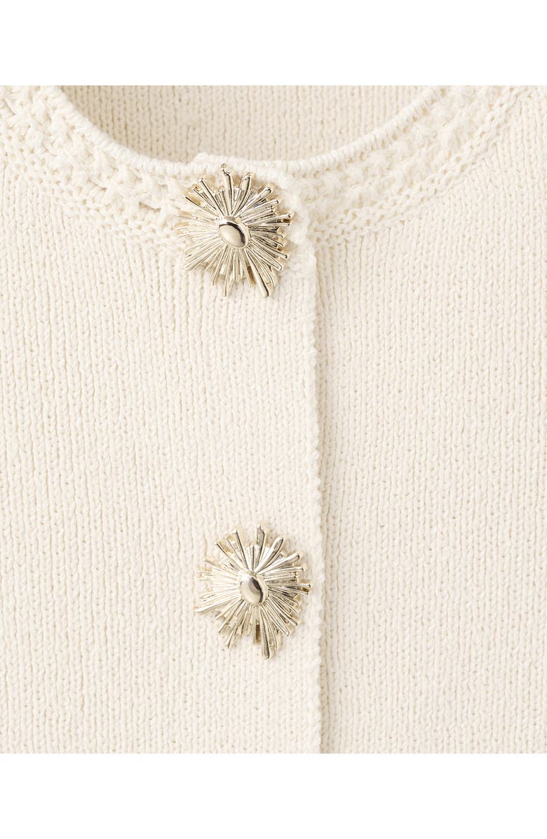 MANGO Chaleco Frida Cotton Blend Sweater Vest, Alternate, color, Ecru