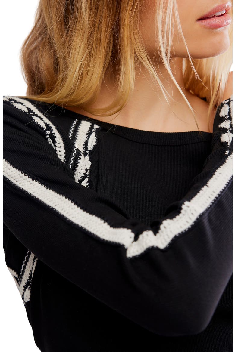 Lost Love Long Sleeve Top, Alternate, color, BLACK COMBO