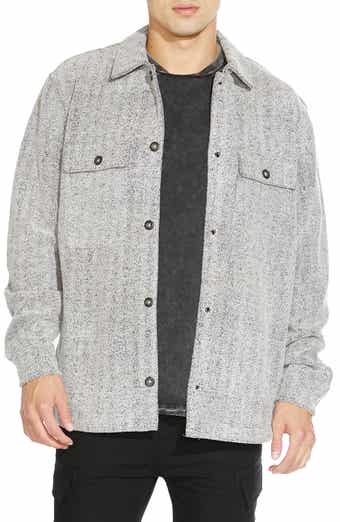 Relaxed Fit Knit Shirt Jacket