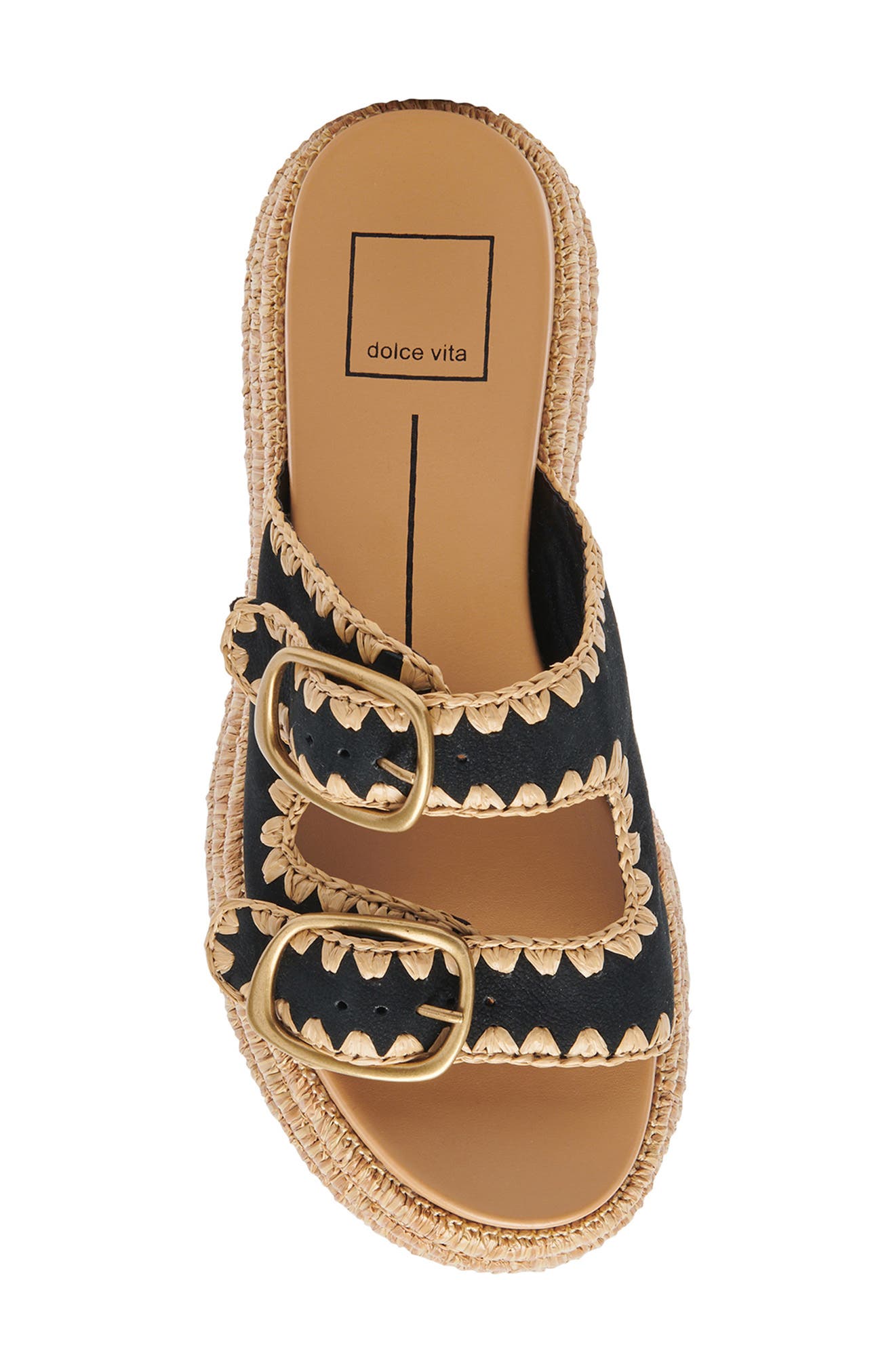 Dolce Vita Wanika Espadrille Platform Slide Sandal, Alternate, color, 