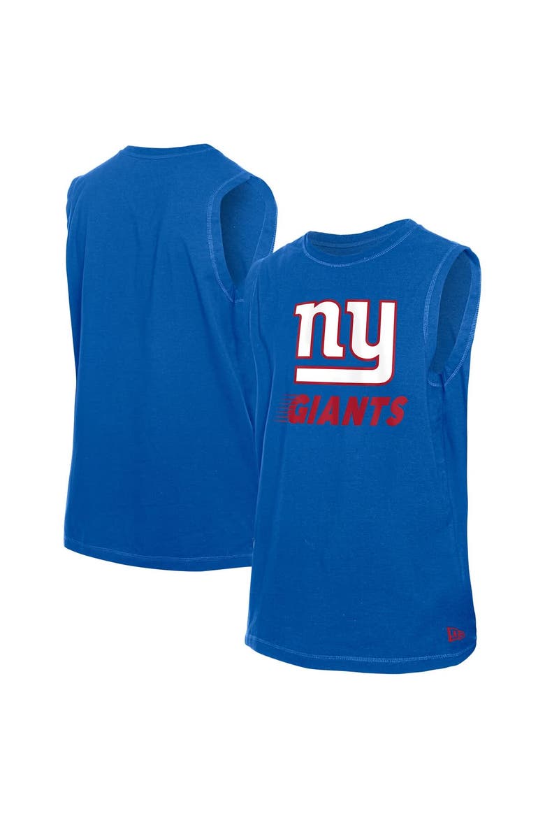 Men's New Era  Royal New York Giants Leisure Collection Tank Top, Alternate, color, Royal