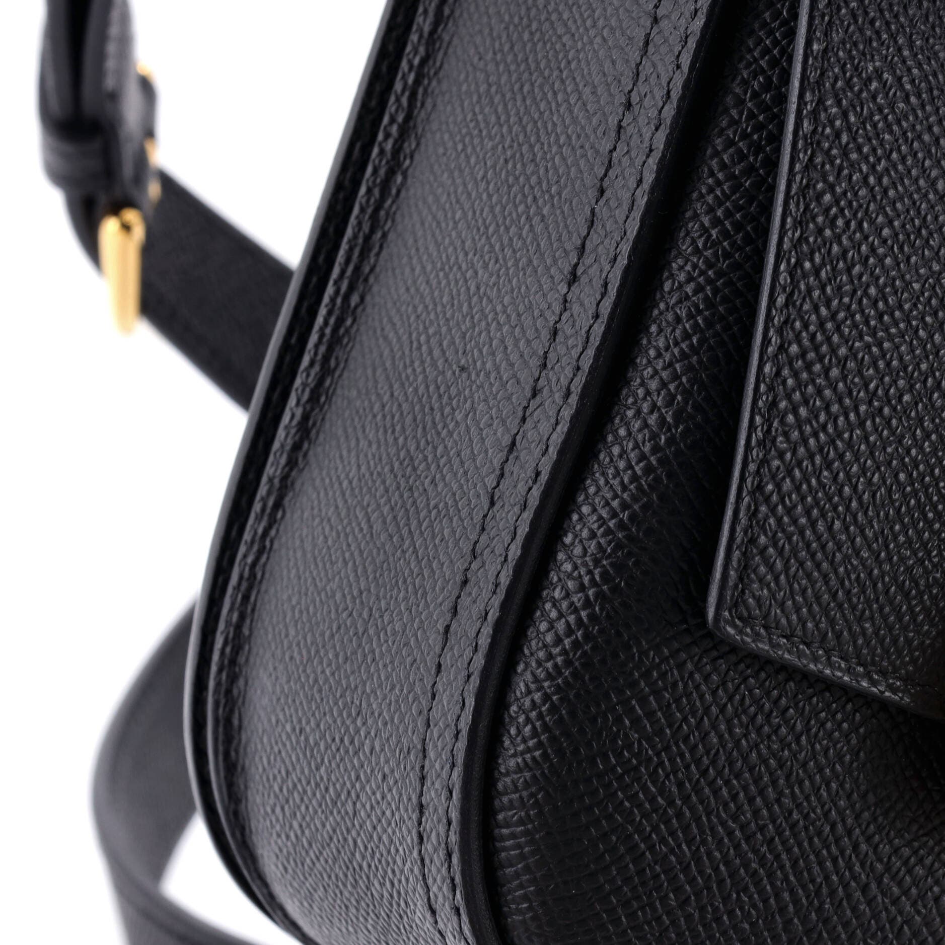 Pre-Owned Hermes Della Cavalleria Shoulder Bag Epsom Mini, Alternate, color, Noir