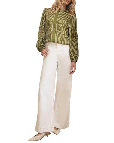 Satin Printed Blouse