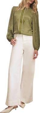 MINT VELVET Satin Printed Blouse