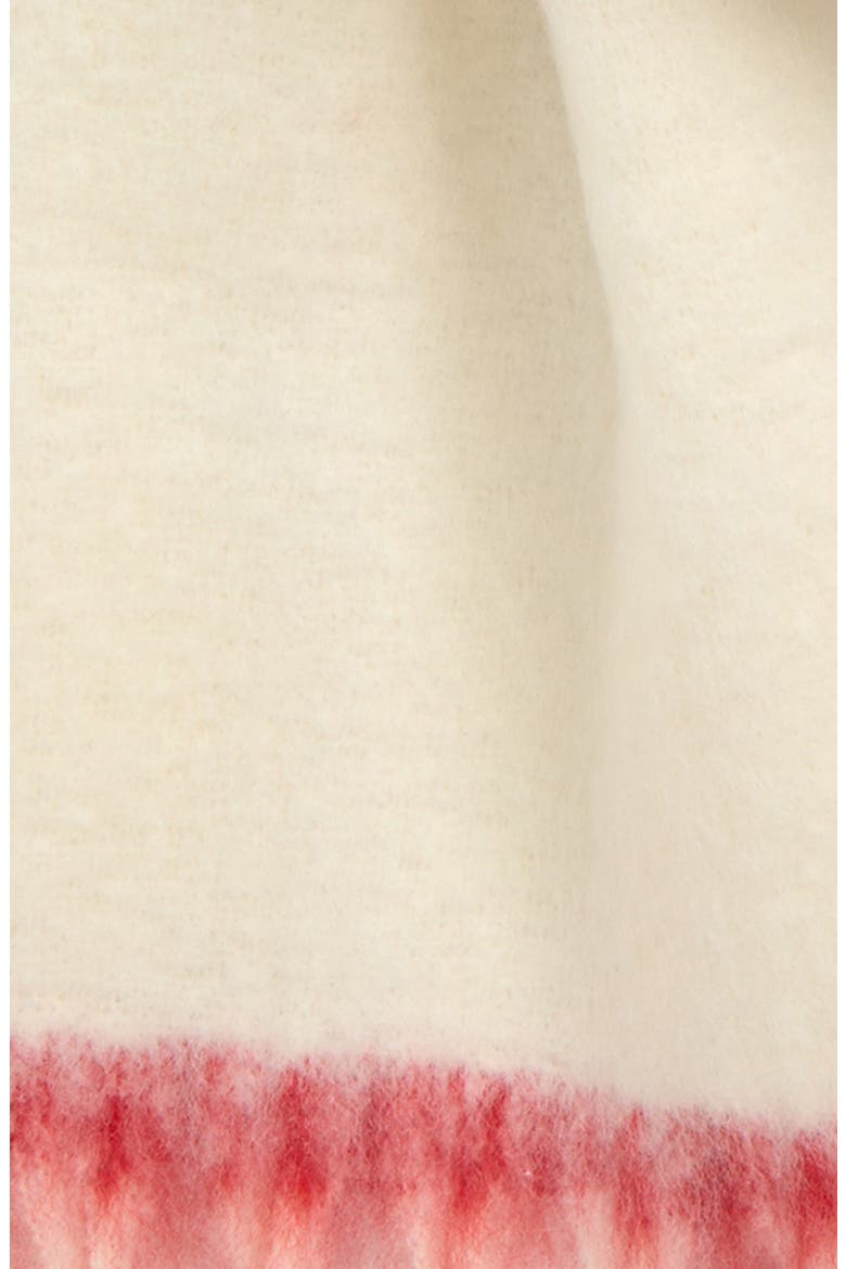 Brushed Fringe Scarf, Alternate, color, IVORY COMBO