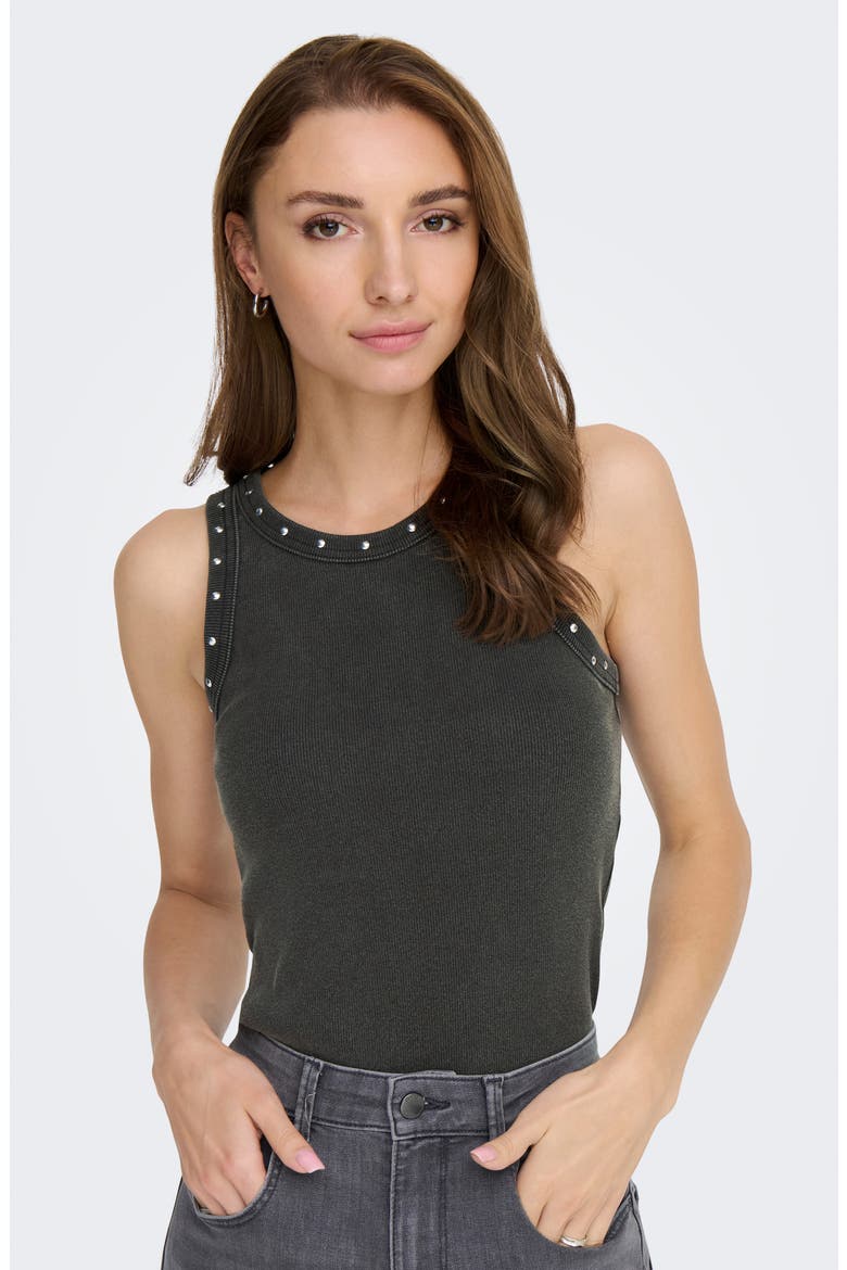 Fanja Sleeveless Top, Alternate, color, BLACK DETAIL METAL BINDING