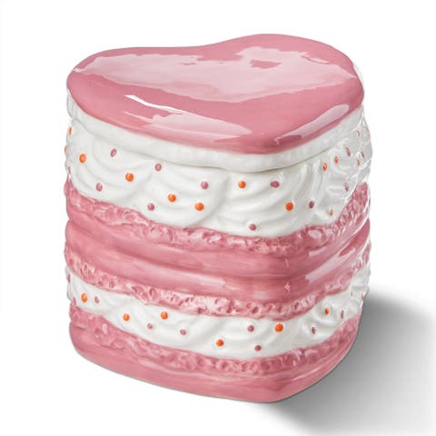 Heart Macaron Scented Candle Multi Ceramic 3.5x3.12x3.5 in