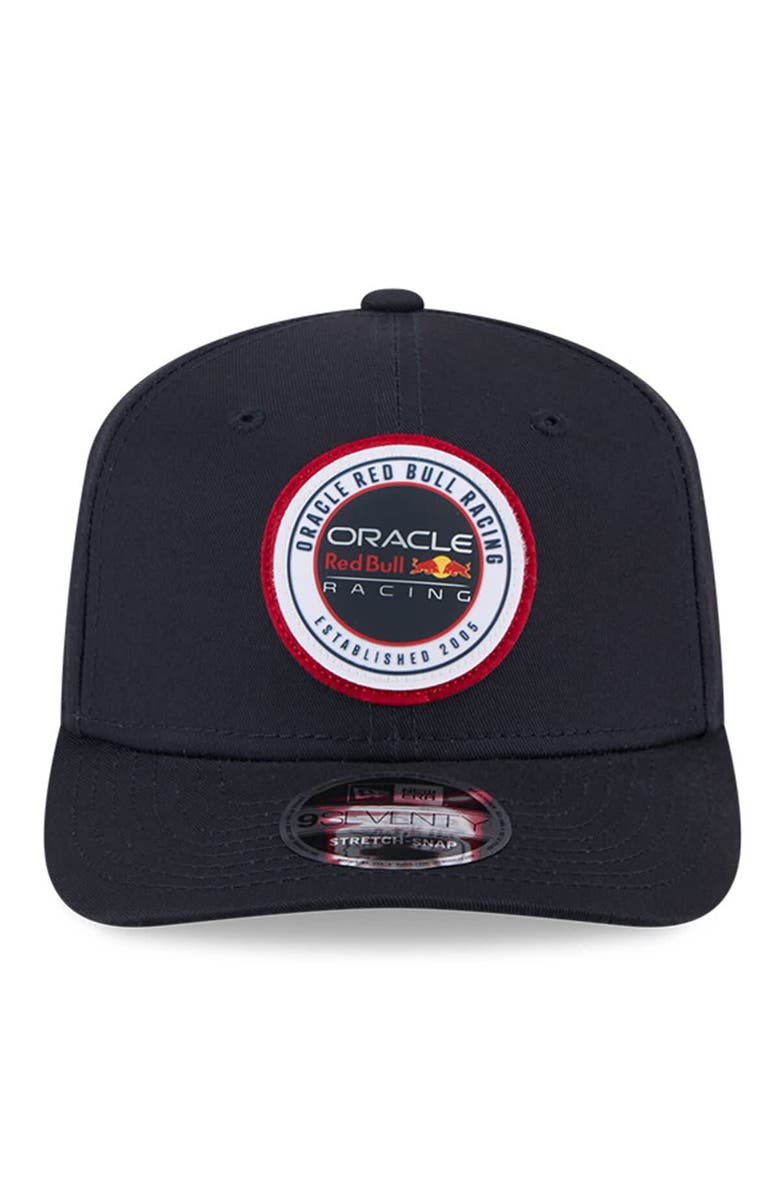 New Era Men's New Era  Navy Red Bull Racing Adventure Circle 9SEVENTY Stretch Snap Hat, Alternate, color, 