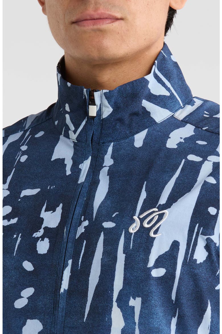 Pine Inkwash Short Sleeve Polo, Alternate, color, NAVY INK WASH