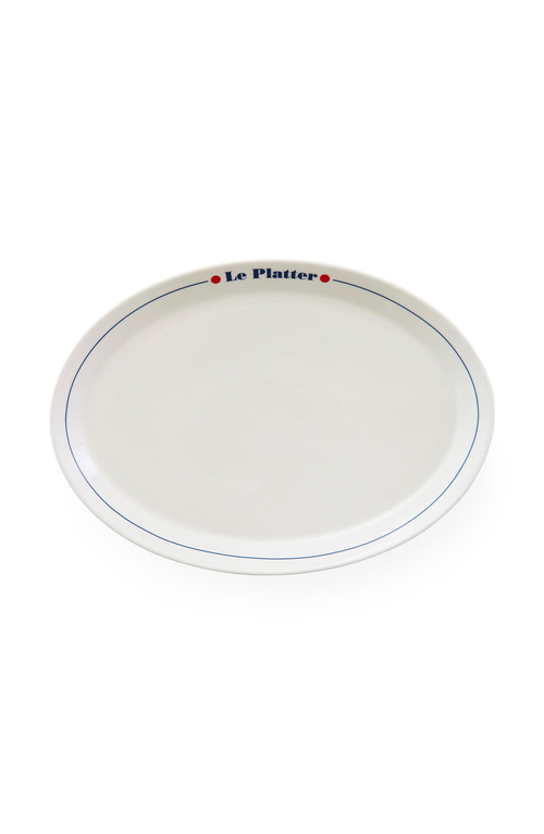Jonathan Adler Le Platter Serving Platter In White/blue/red