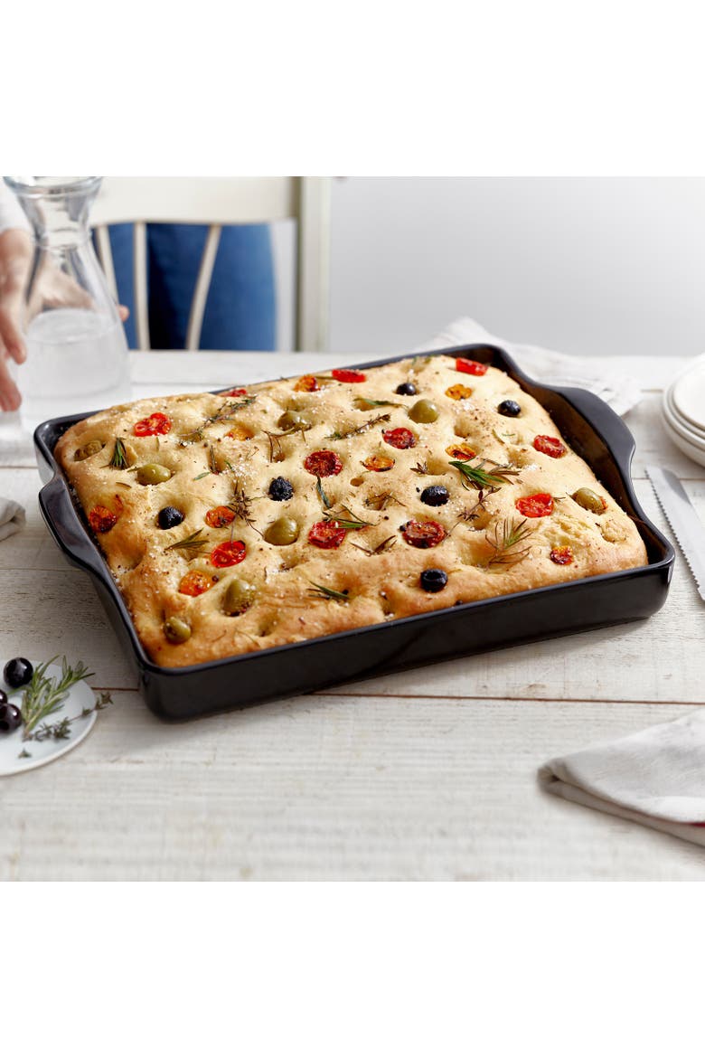 Foccacia Bread Pan, Alternate, color, Charcoal