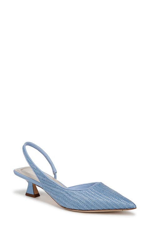 Devin Kitten Heel Slingback Pump (Women)